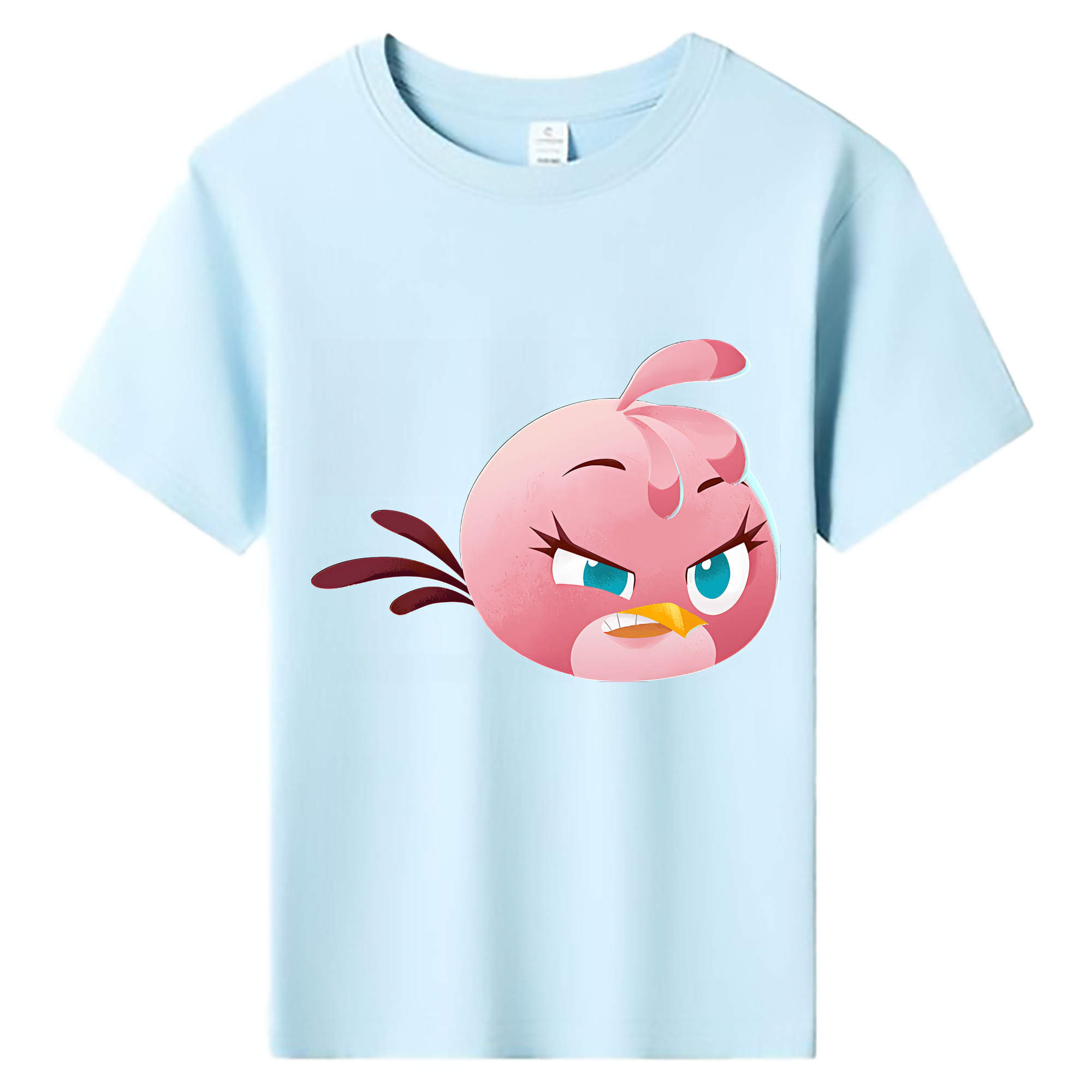 （画像用） Angry Birds アングリーバード 綿100％キッズTシャツ（フロントプリント）